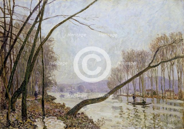 Bank of the Seine in Autumn, 1876. Creator: Alfred Sisley.