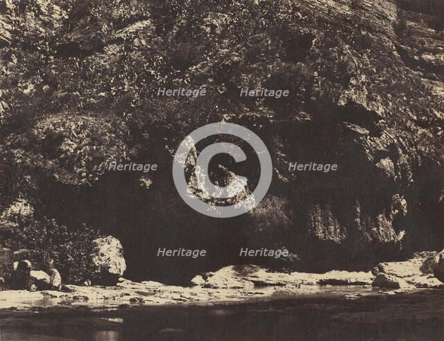 Bank of the Rhumel, near Constantine, Algeria, ca. 1855-56. Creator: John Beasley Greene.