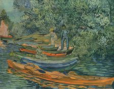 Bank of the River with Rowing-Boats at Auvers 1890, (1947). Creator: Vincent van Gogh