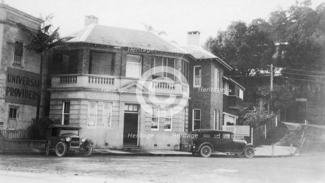 Bank of Australasia, 1 Queen Street, Murwillimbah, New South Wales, 1926. Creator: Jack Bain.