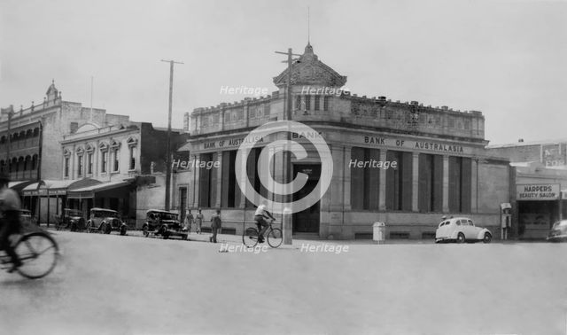 Bank of Australasia, 157 East Street, Rockhampton, Queensland, 1944. Creator: Jack Bain.