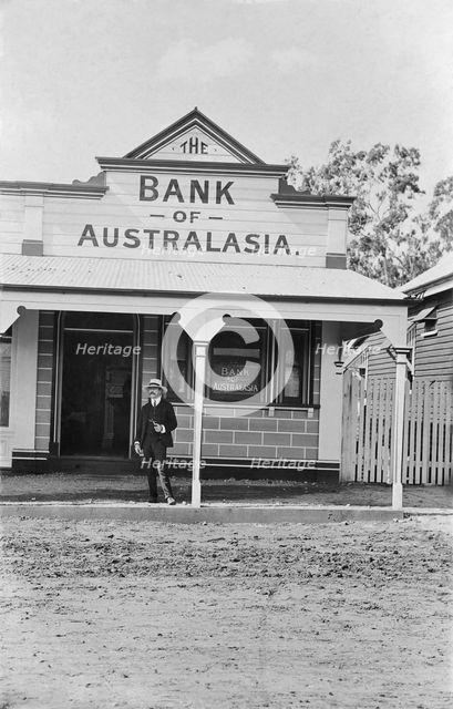 Bank of Australasia, Beaudesert, Queensland, 1935. Creator: Jack Bain.