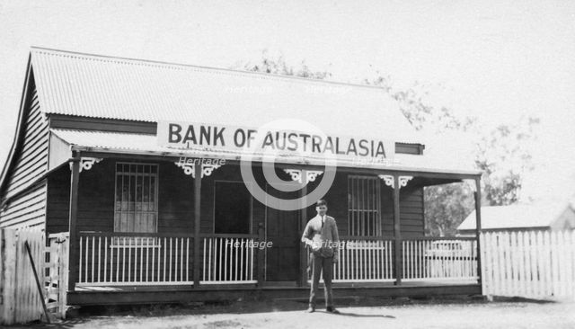 Bank of Australasia, Cooyar - W.E. Perry, 1925. Creator: Jack Bain.