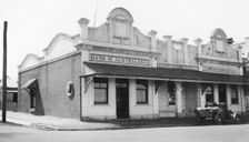 Bank of Australasia, corner of King and Mary Streets, Kingaroy, Queensland, 1935. Creator: Jack Bain