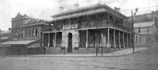 Bank of Australasia, Corner Queen and Wharf Streets, Brisbane, 1921. Creator: Jack Bain