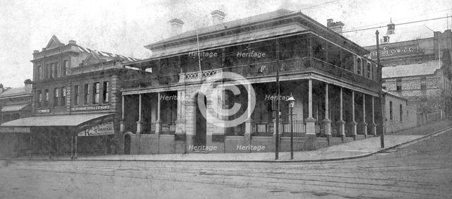 Bank of Australasia, Corner Queen and Wharf Streets, Brisbane, 1921. Creator: Jack Bain.