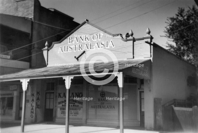 Bank of Australasia, Dalby, Queensland, 1950. Creator: Jack Bain.
