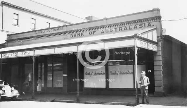 Bank of Australasia, Maryborough, Queensland, 1923. Creator: Jack Bain.