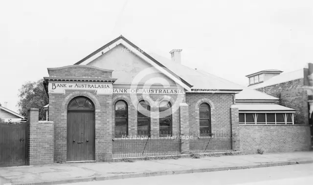 Bank of Australasia, Oakey, Queensland, 1935. Creator: Jack Bain.