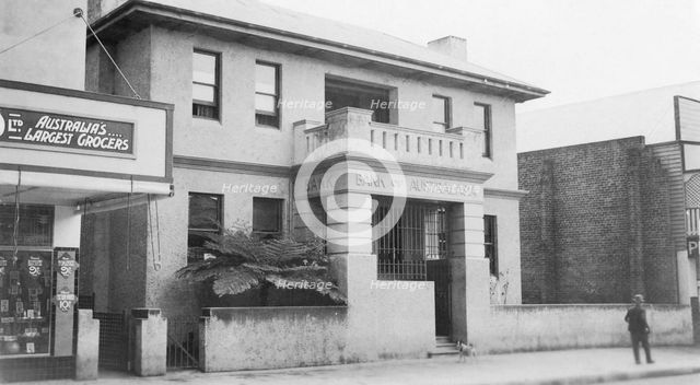 Bank of Australasia, Smith Street, Kempsey, New South Wales, 1935. Creator: Jack Bain.