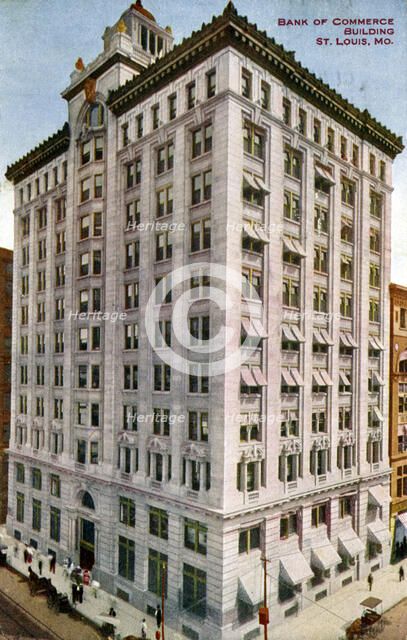 Bank of Commerce Building, St Louis, Missouri, USA, 1910. Artist: Unknown
