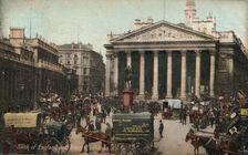 Bank of England and Royal Exchange c1910
