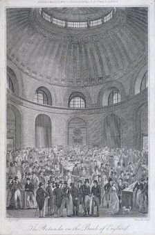 Bank of England, Threadneedle Street, London, 1804. Artist: E Edwards