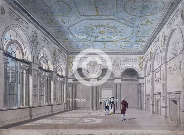 Bank of England, Threadneedle Street, London, c1790. Artist: Thomas Malton II