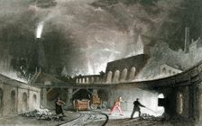 Bank of furnaces, Lymington Iron Works, Tyneside, England, 1835