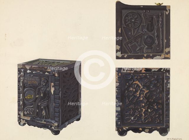 Bank of Industry, c. 1938. Creator: William O. Fletcher.