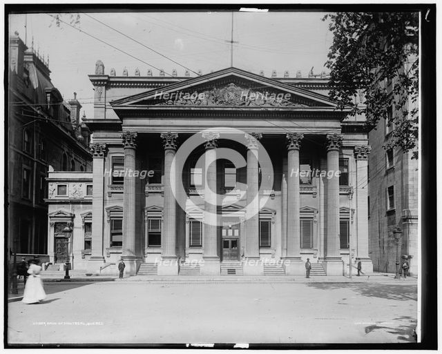 Bank of Montreal, Quebec, c.between 1900 and 1910. Creator: Unknown.