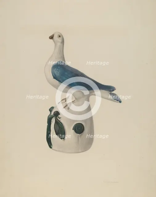 Bank Pidgeon, 1935/1942. Creator: Emanuel Jacobson.