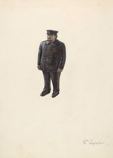 Bank: Policeman, c. 1937. Creator: William Spiecker