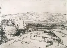 Bannockburn from the Borestone, 1826. Creator: Andrew Geddes