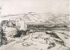 Bannockburn from the Borestone, 1826. Creator: Andrew Geddes