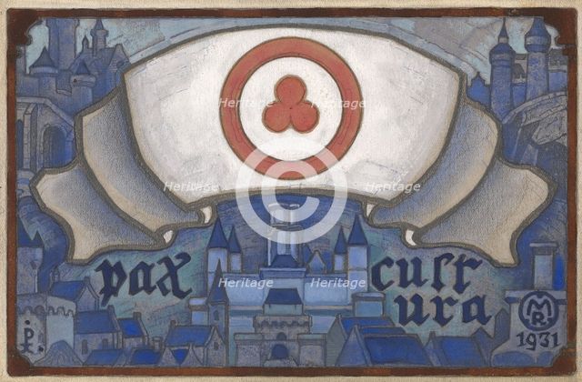 Banner of Peace, 1931. Artist: Roerich, Nicholas (1874-1947)