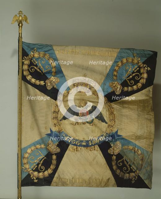 Banner of the Life-Guards Grenadier Regiment, 1879. Artist: Flags, Banners and Standards  