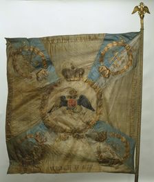 Banner of the Semenovsky Life-Guards Regiment, after 1825. Artist: Flags, Banners and Standards