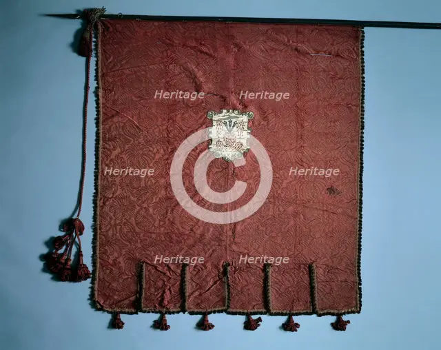 Banner with Medallions of Christ's Passion, 1700s. Creator: Unknown.