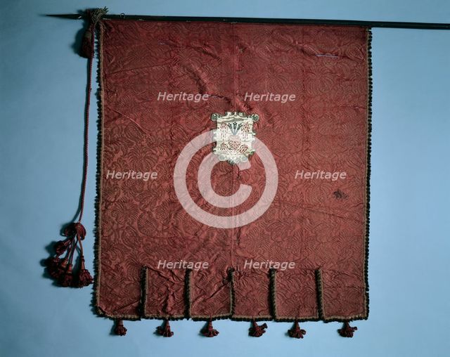 Banner with Medallions of Christ's Passion, 1700s. Creator: Unknown.