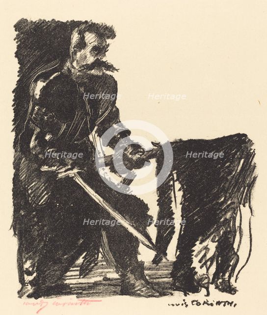 Bannerträger (Standard Bearer), 1915. Creator: Lovis Corinth.