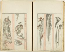 Banshoku zuko, one vol. of 5 published, Japan, n.d. Creator: Hokusai