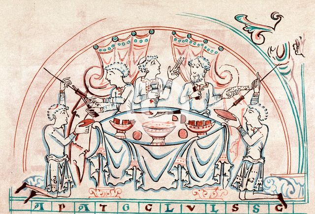 Banquet, 11th century. Artist: Unknown