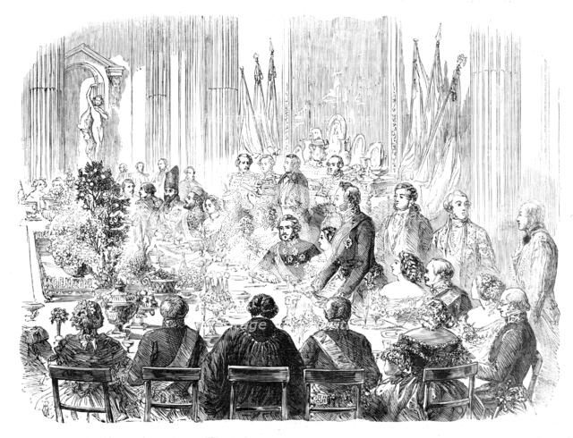 Banquet to Her Majesty's Ministers at the Mansion House, 1857. Creator: Unknown.