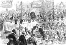 Banquet to Sir Garnet Wolseley at Portsmouth, 1874. Creator: Unknown