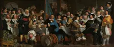 Banquet at the Crossbowmen’s Guild in Celebration of the Treaty of Münster, 1648. Creator: Bartholomeus van der Helst