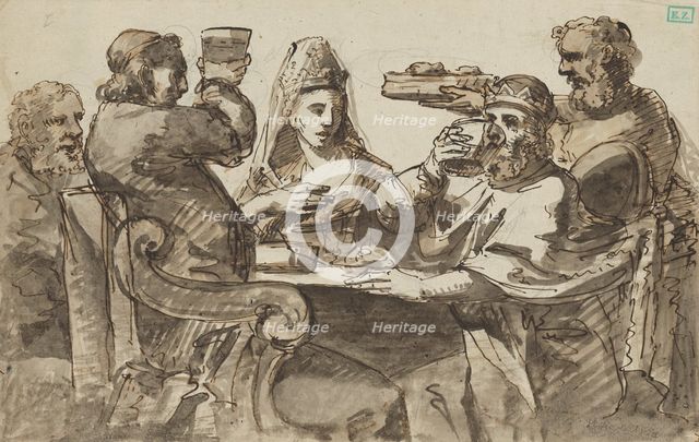 Banquet at King David's?, After 1760. Creator: Unknown.