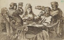Banquet at King David's?, After 1760. Creator: Unknown