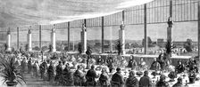 Banquet given at the Crystal Palace by Sir Joseph and Lady Paxton, 1860. Creator: Smyth