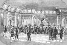 Banquet given by the Sultan to Prince Napoleon, in the Hall of the Palace of Beylerbey, 8th May 185 Creator: Unknown