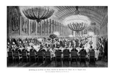 Banquet in the Emperor's Hall, Römer, Frankfurt, (17th August 1863), 1900