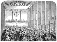 Banquet in the pavilion, 1844. Creator: Unknown