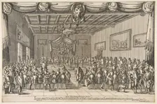 Banquet of the Piacevoli, 1627. Creator: Stefano della Bella