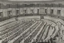 Banquet of the "Unión Conservadora", Madrid, Spain, January 28, 1898. Creator: Enrique Laporta Valor