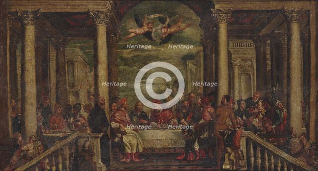 Banquet of Saint Gregory the Great. Creator: Veronese, Paolo (1528-1588).