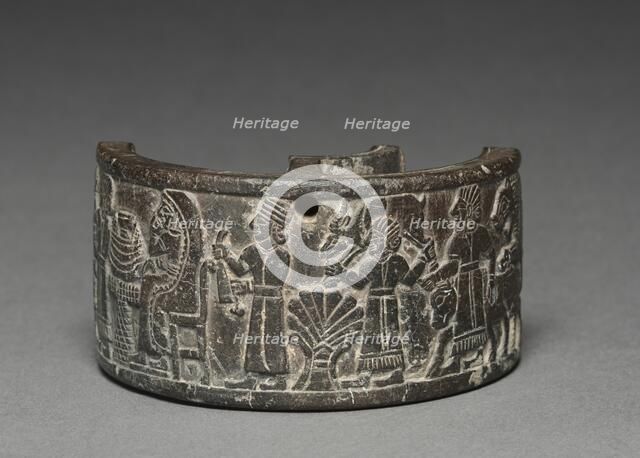 Banquet Pyxis , 800-750 BC. Creator: Unknown.