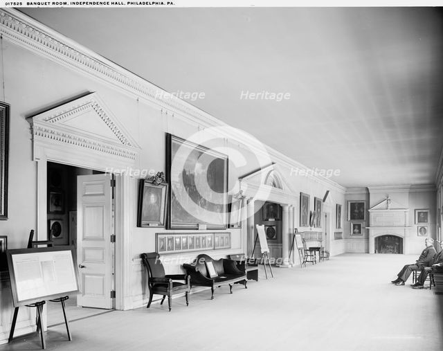 Banquet Room, Independence Hall, Philadelphia, Pa., c1904. Creator: Unknown.