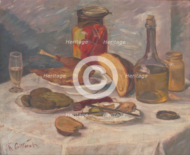 Banquet Still Life, 1943. Creator: Stefan Polkorab.