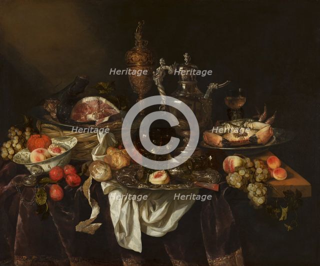 Banquet Still Life, c1640-1690. Creator: Abraham van Beyeren.