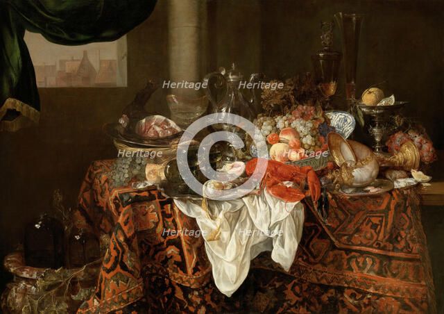 Banquet Still Life. Creator: Beijeren, Abraham Hendricksz, van (1620/21-1690).